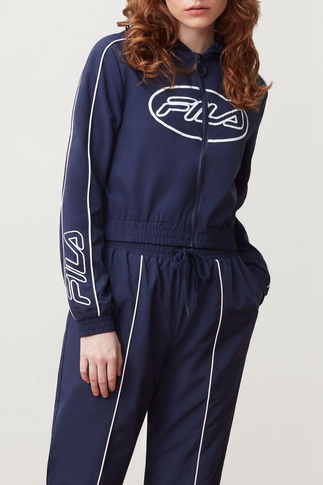 Fila Jakke Dame Marineblå Paulita Wind 258160-QHU